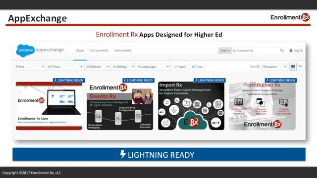 screenshot of Enrollment Rx